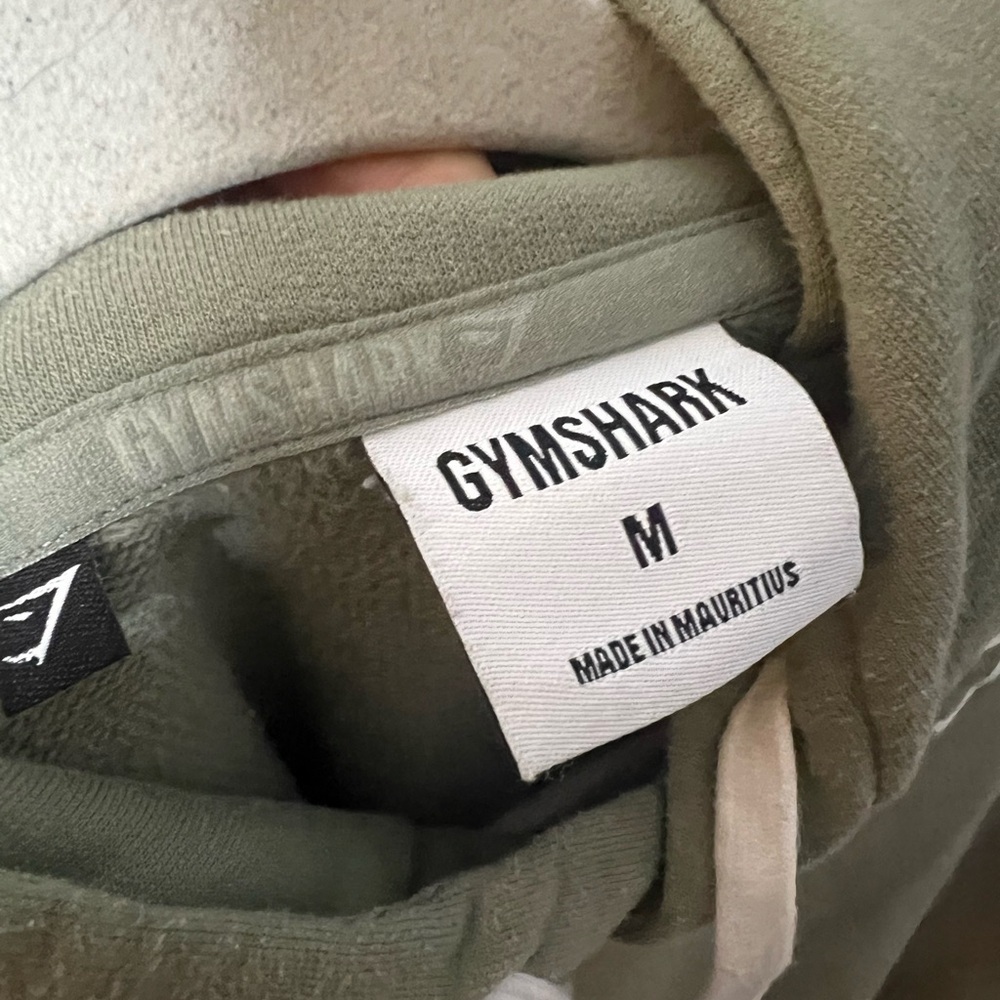 Gymshark Essential Basic Everyday Sage Green Hood… - image 5
